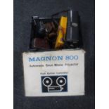 A boxed Magnon 800 projector,
