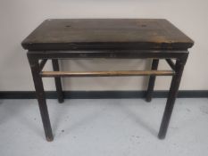 A Chinese elm side table