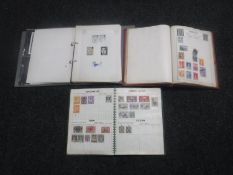 Two 20th century stamp albums - stamps of the world and an album of first day covers