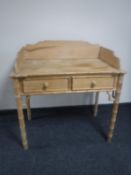 A 20th century pine Chinese style dressing table