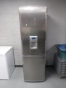 A Whirlpool Aqua Space upright fridge freezer
