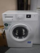 A Beko slim line washing machine