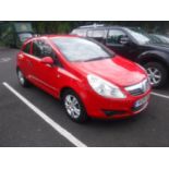 A 2009 Vauxhall Corsa Active Ecoflex CTDI 1248 CC Diesel 3-Door Hatchback Motor Car,