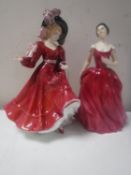 Two Royal Doulton figures - Figure of the Year Patricia HN 3285,