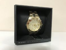 A boxed Mark Jacobs gent's wristwatch