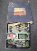 A boxed Hornby Meccano tin plated train set