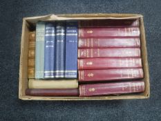 A box of 20th century volumes : seven Waverley Book of Knowledge,