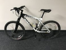 A GT front suspension mountain bike