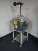 Amp Gtm crimping machine on two tier trolley (Untested)