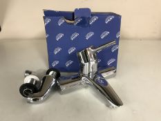 A boxed Grohe bathroom mixer tap