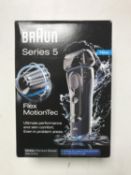 A boxed Braun Series 5 electric shaver