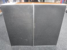 A pair of twentieth century teak cased Leak 2060 speakers