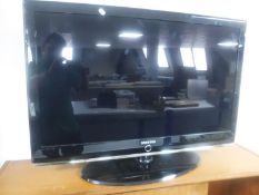 A Samsung 40 inch LCD TV with remote