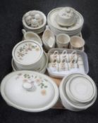 An extensive Autumn Leaves pattern English pottery tea and dinner service