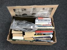 A box of military photographs,