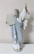 A Lladro figure of Moses CONDITION REPORT: Loss to finger tip.