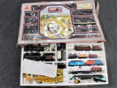 A Lima OO gauge Super Freight Liner Terminal train set, boxed.