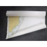A quantity of 20th century rolled coastal maps