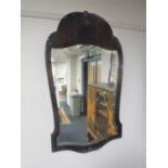 A 19th century mahogany framed mirror