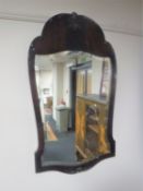 A 19th century mahogany framed mirror