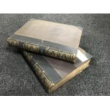 Two 19th century volumes; The Art Journal with black and white book plates,