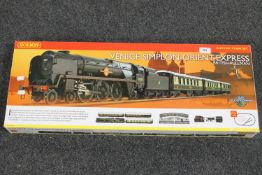 A Hornby OO gauge electric train set Venice Simplon-Orient-Express, boxed.