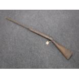 A 19th century percussion cap musket