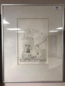 * * Bellamy : Bass Rock Fable, etching, signed in pencil, numbered 95/100, with margins,