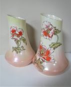 A pair of Royal Winton lustre vases