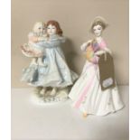 A Royal Worcester figure, Sarah, together with Royal Worcester limited edition figure, Love, No.