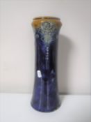 A Royal Doulton Lambeth glazed pottery vase,