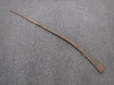 A 19th century Indo-Persian musket