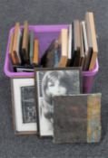 A box containing twenty two miscellaneous 20'th Century pictures and prints.
