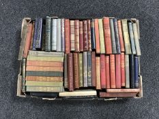A box of a quantity of antiquarian volumes,