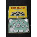 A mid 20th century child's china tea service