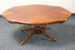 An Italianate pedestal coffee table