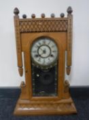 An American eight day striking mantel clock by The Newhaven Clock Company