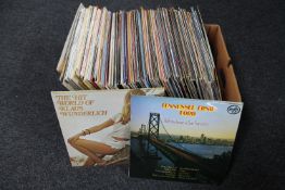 A box containing vinyl LP's to include, Big Band,