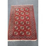 An Afghan Bokhara rug,