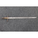 A Spanish replica two-handed sword