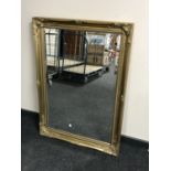 A Victorian style gilt framed overmantel mirror