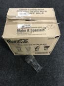 Two boxes of Coca Cola glasses