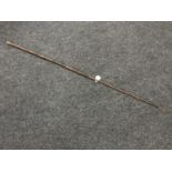 An antique tribal harpoon spear