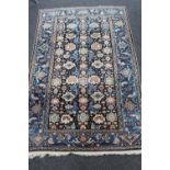 An antique Caucasian rug,