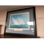 A special edition print "Yachts of The America's Cup The "J" Class",