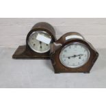 A 1930's oak cased Federal mantel clock with Smiths Enfield movement,