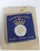 A Hampshire County cricket club badge