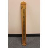 A Danish stick barometer by F. C.