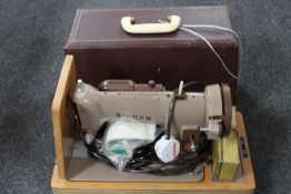 A mid 20th century Singer electric sewing machine