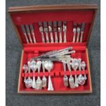 A 20th century canteen of plated cutlery